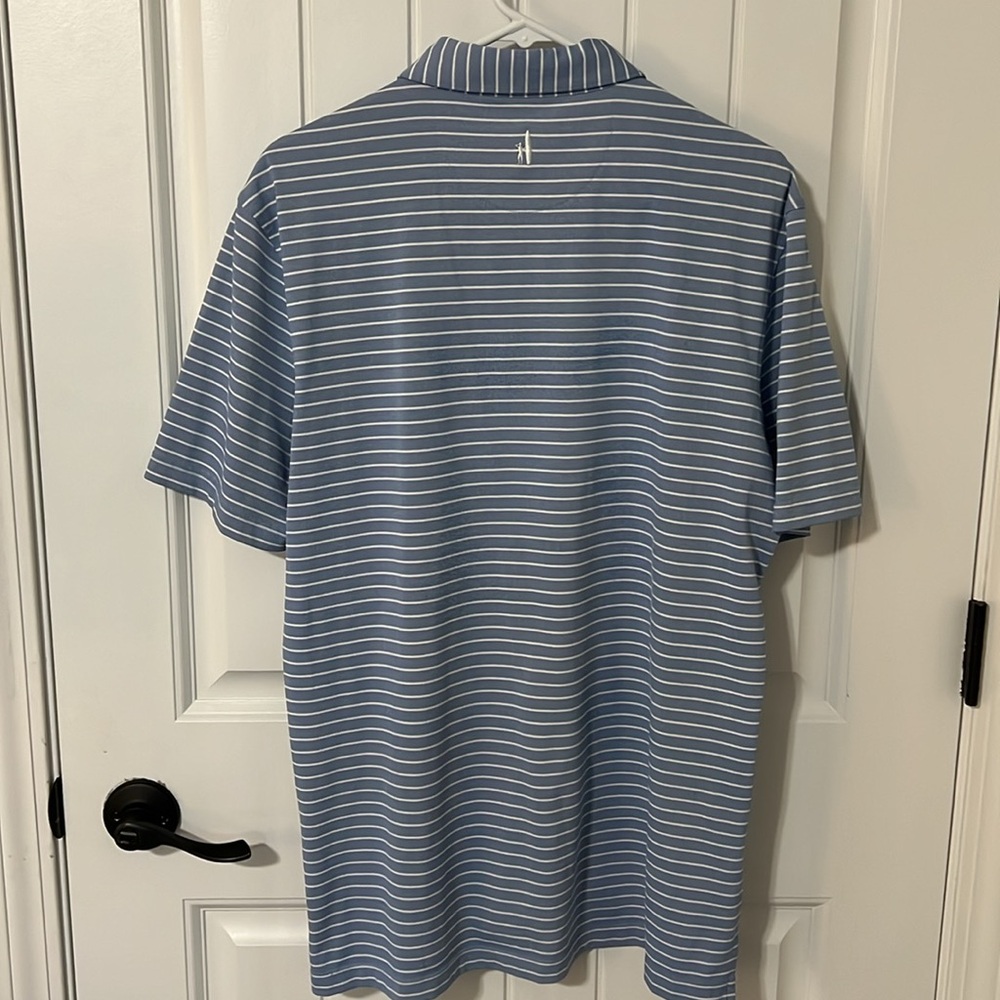 Johnnie O Blue Strip Men's Polo Size M - Picture 4 of 5